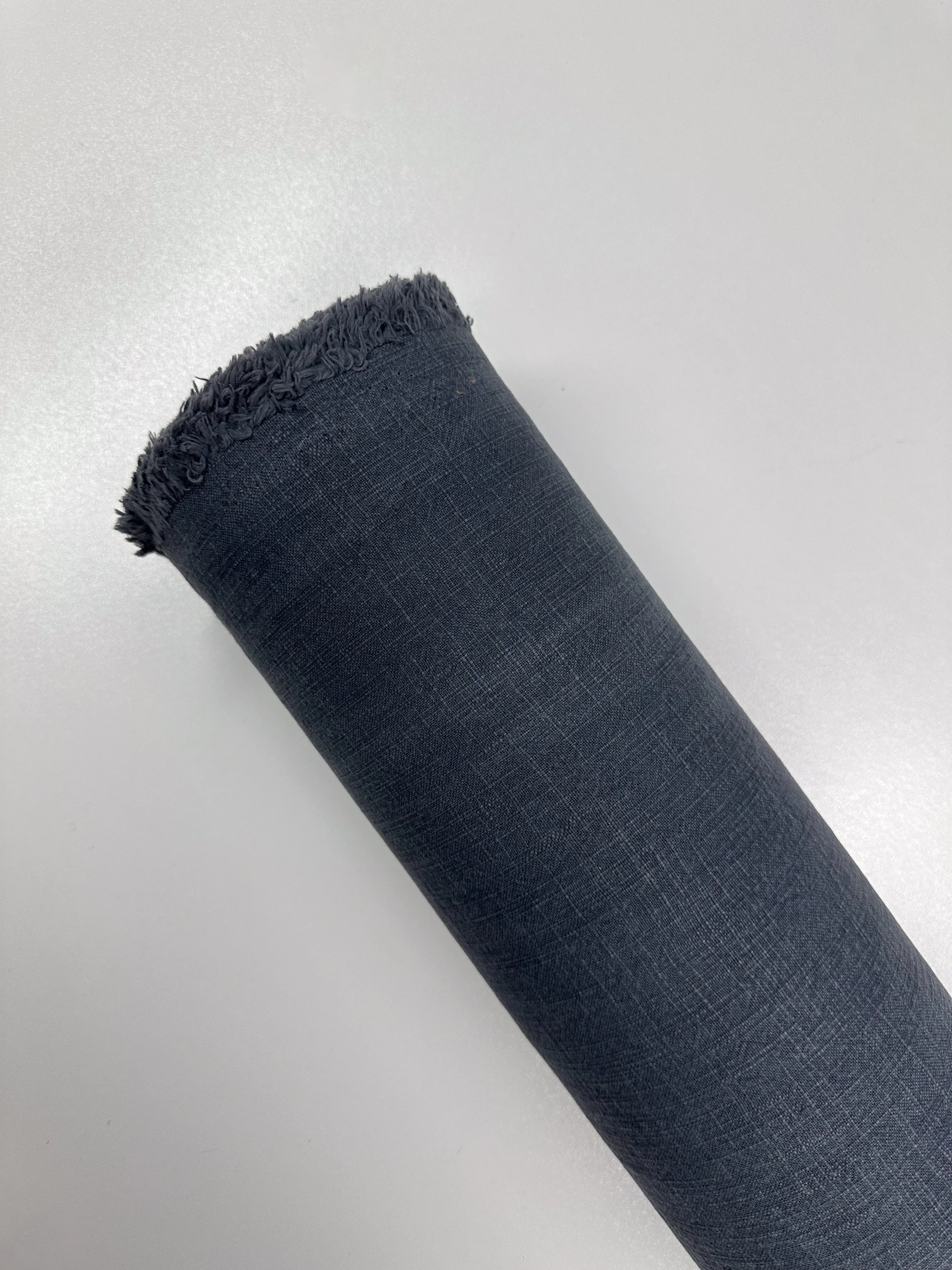 Basket Dyed Cotton - Navy - 140cm