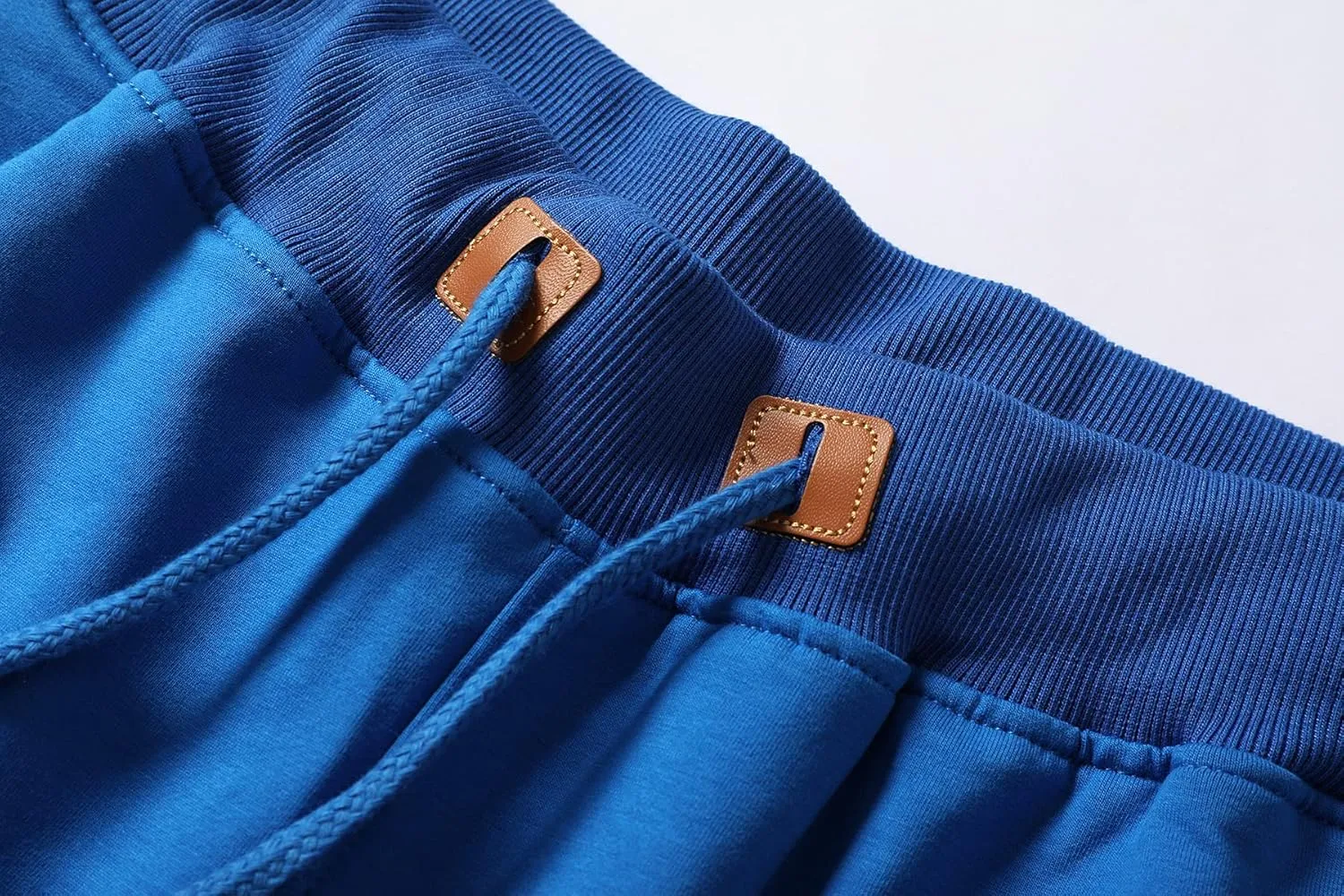 Boy's Summer Cotton Drawstring with Elastic Waist Classic Fit Zipper Pockets Casual Shorts