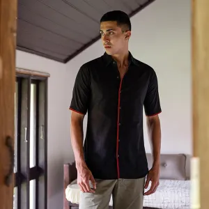 Cotton Shirt For Men | Regular Fit | Black