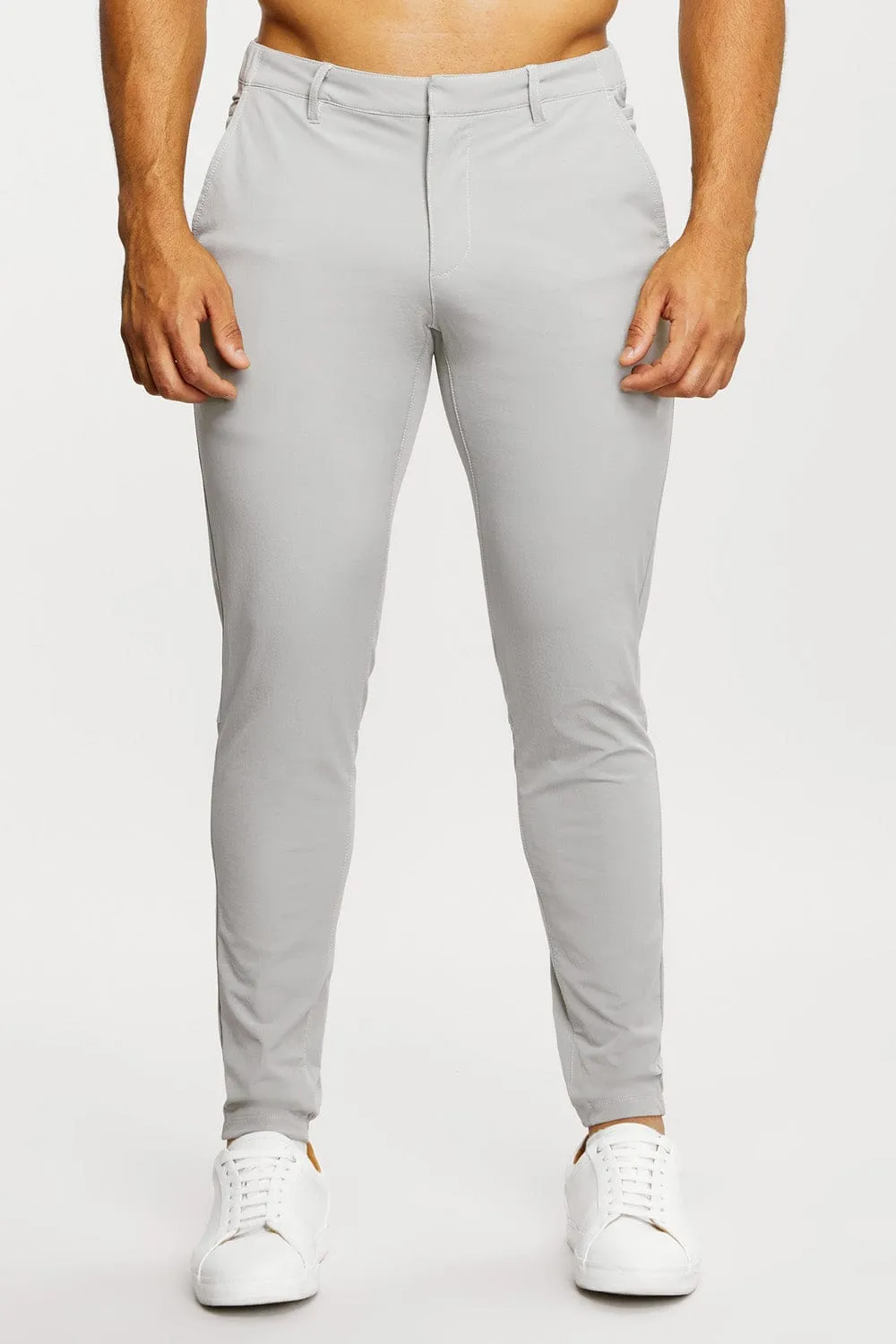 Everyday Tech Pants in Soft Grey