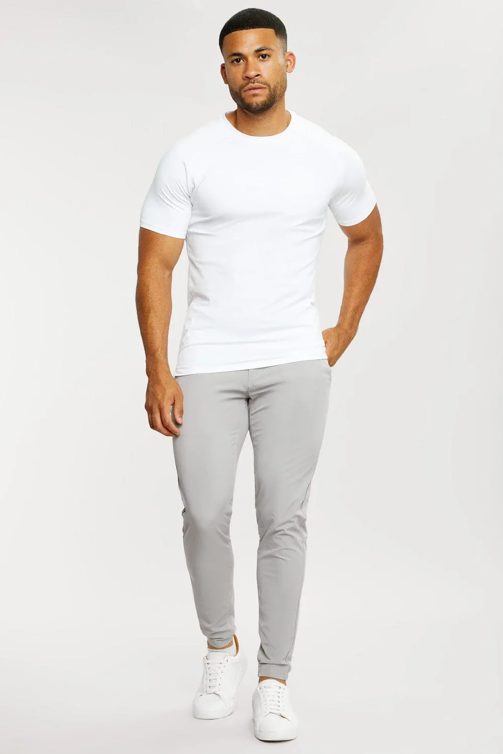 Everyday Tech Pants in Soft Grey