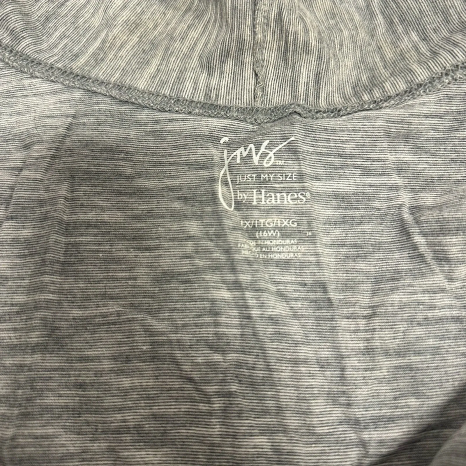Hanes Gray Zip-Up Hoodie