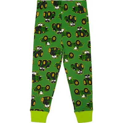 John Deere Kid's Tractor Toss Green Pajama