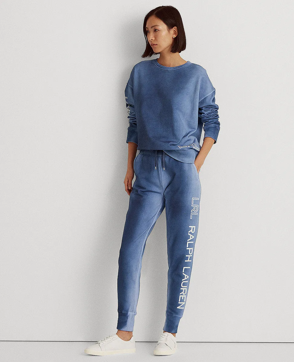 Logo French Terry Jogger Pant In Blue