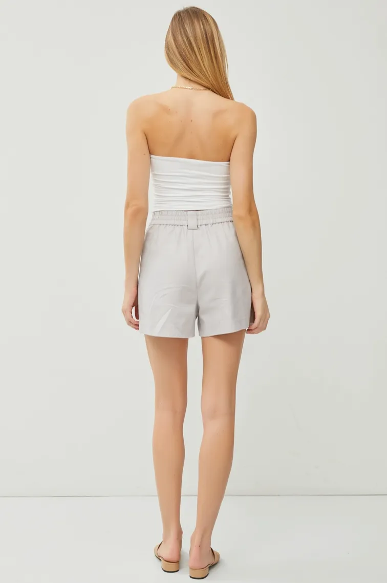 Pewter Wide Leg Shorts