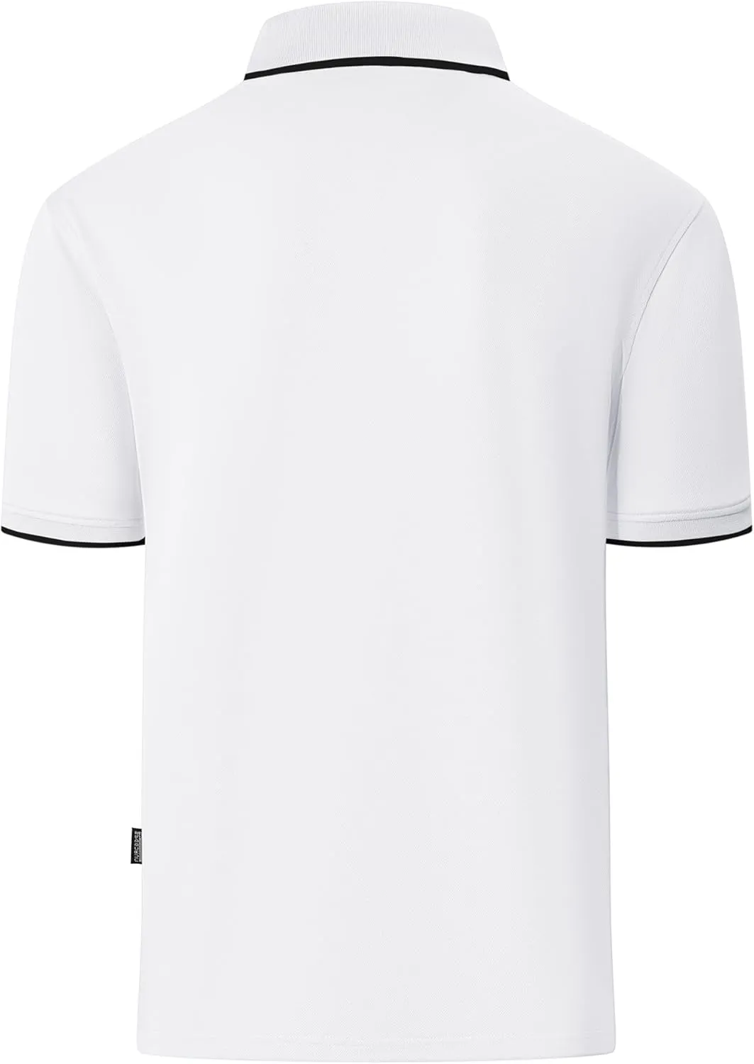 Polo Shirts for Men Zipper Moisture Wicking Golf Shirts Short Sleeve Casual Quarter Zip Polo T Shirt