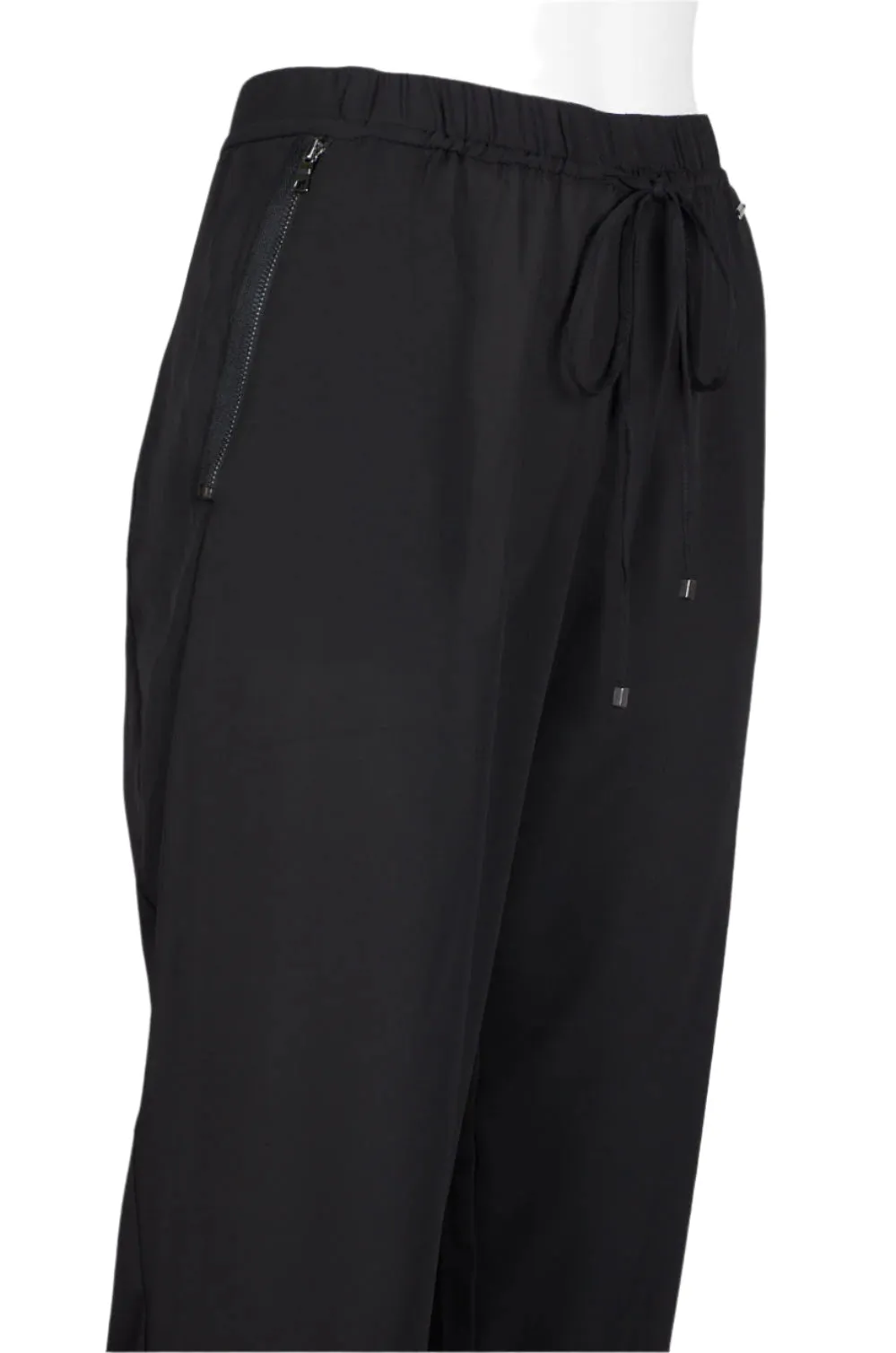 Tahari Mid waist Elastic Tie Waist Polyester Pants