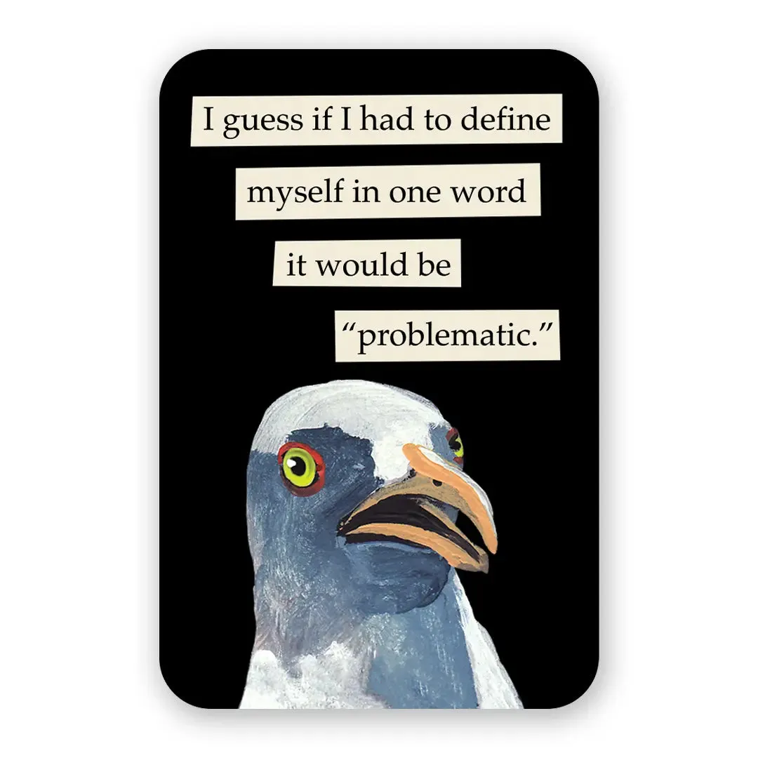 Troubled Birds: Vinyl Stickers {multiple styles}