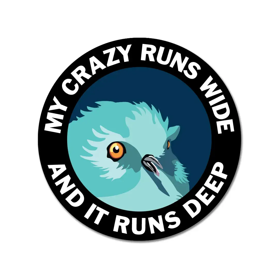 Troubled Birds: Vinyl Stickers {multiple styles}