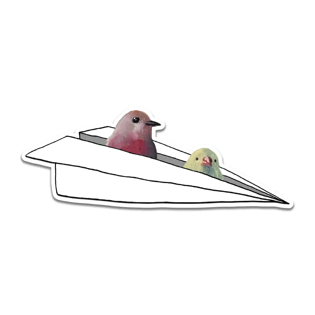 Troubled Birds: Vinyl Stickers {multiple styles}