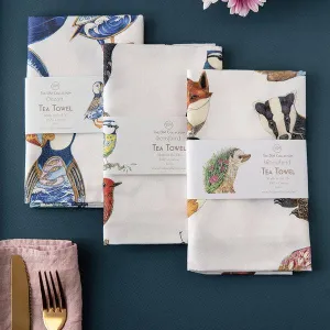 Watercolour Tea Towels {multiple styles}
